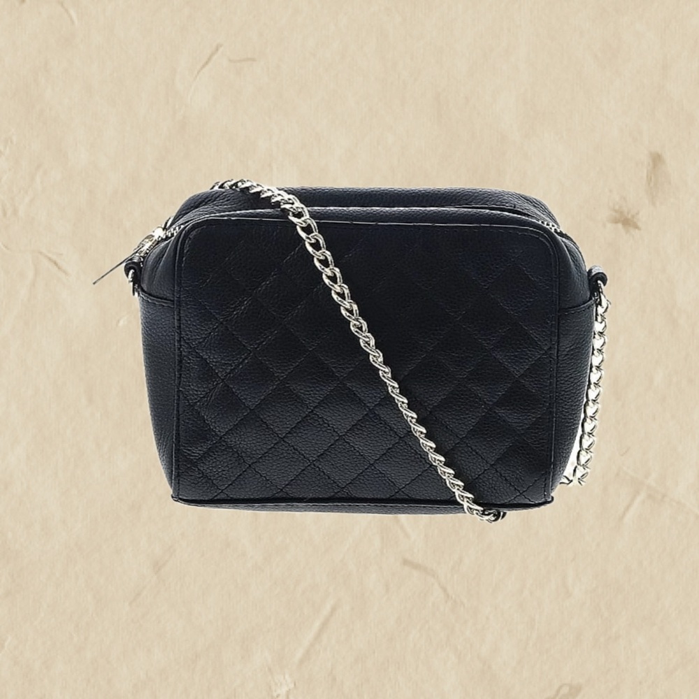 Barney’s New York Black Quilted Crossbody Bag